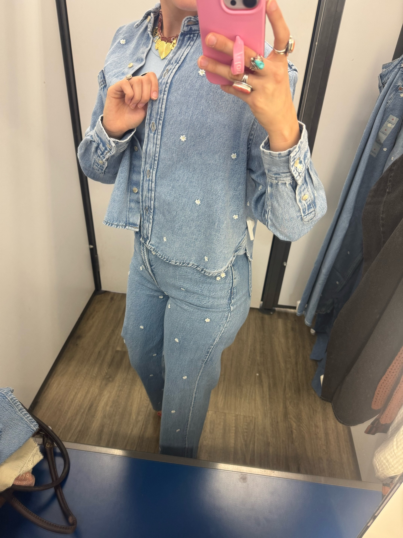 The cutest denim set I found at OLD NAVY😍