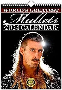 World's Greatest Mullets - 2024 Wall Calendar | Amazon (US)