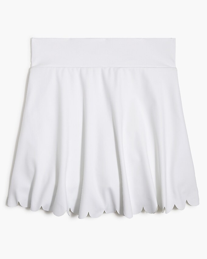 Active skort with scalloped hem | J.Crew Factory