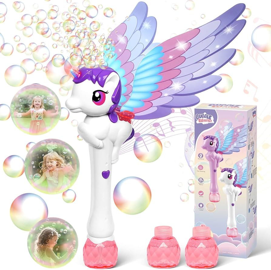 Dolanus Bubble Wands for Kids Toys Ages 3-8 Year Old: Unicorn Toys Princess Wand, Toddler Girl To... | Amazon (US)