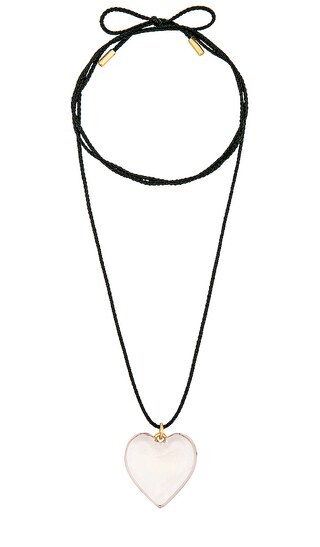 Love Necklace in Black | Revolve Clothing (Global)