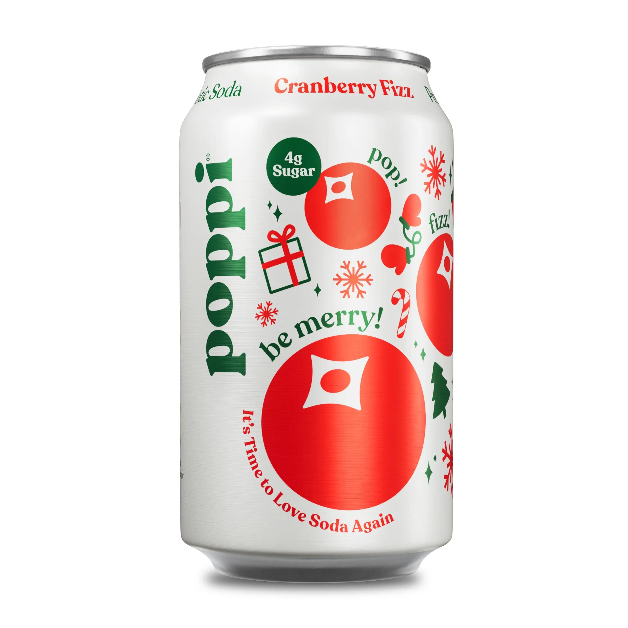 Poppi Prebiotic Soda, Cranberry Fizz, 12 fl oz Can | Walmart (US)