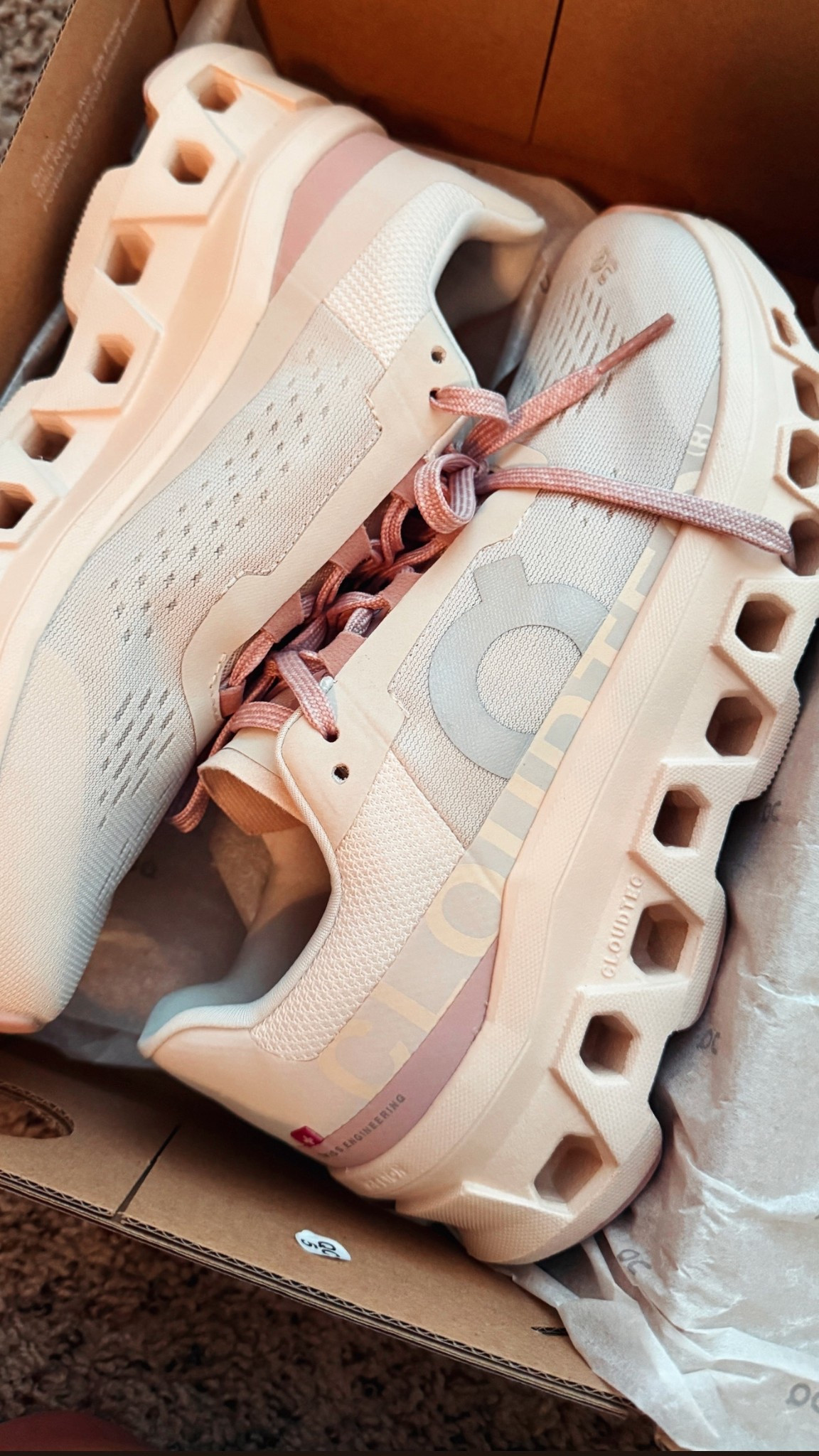 On cloud sneakers on sale, blush pink neutral colored

#LTKfitnessgoals #LTKActive #LTKSaleAlert