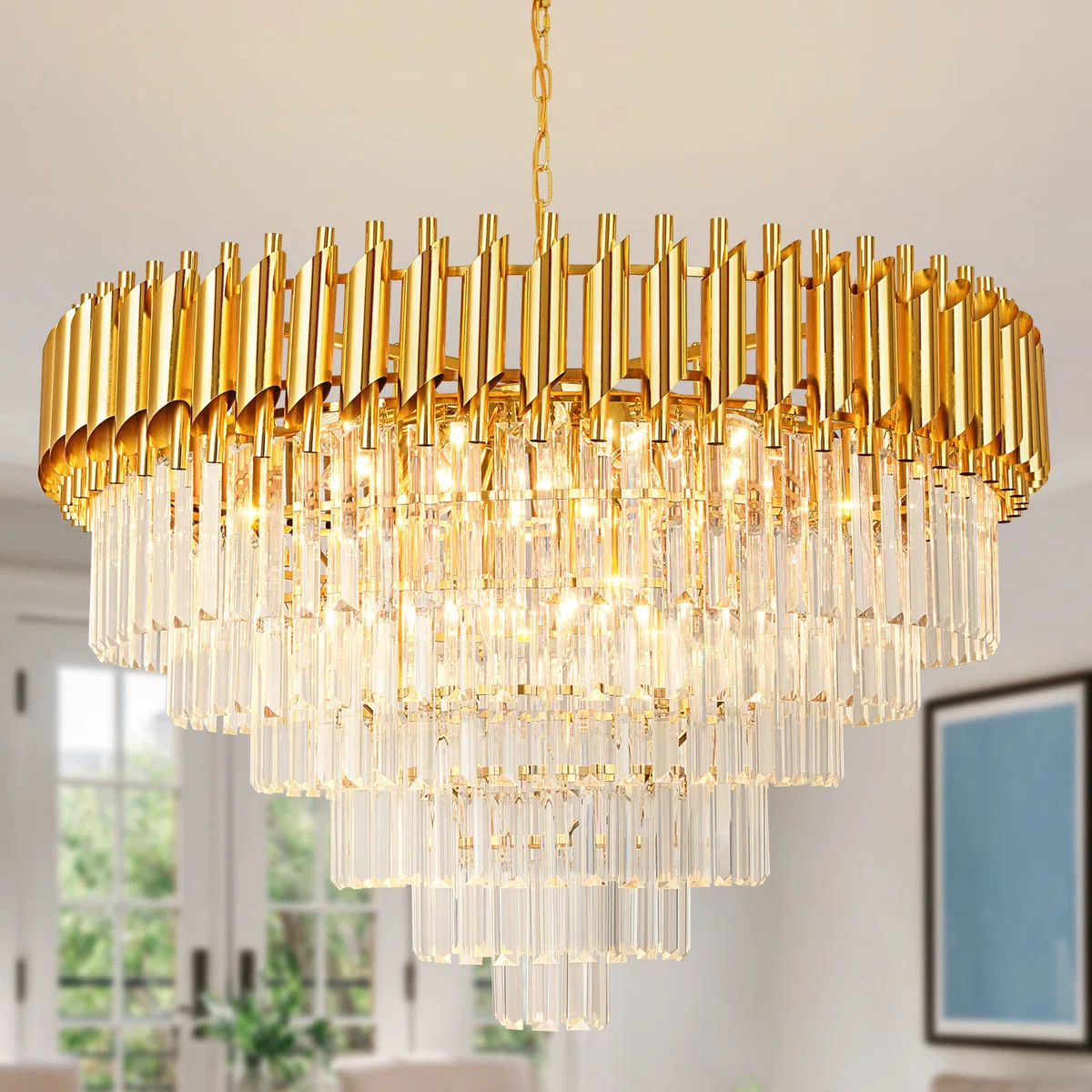 Melar 17 - Light Dimmable Empire Chandelier | Wayfair North America