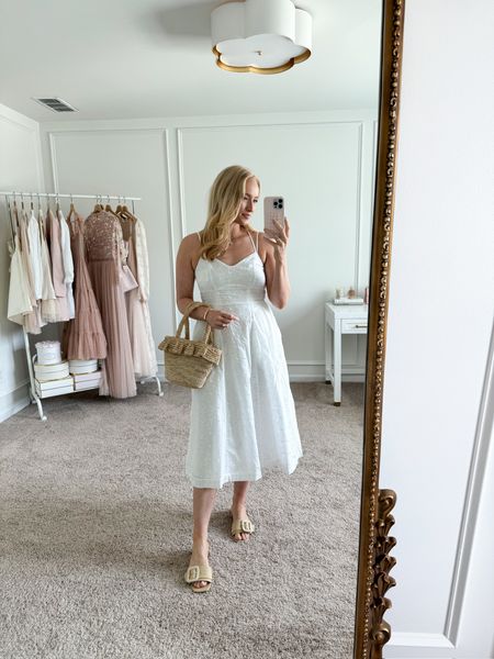 Target circle week April 7-13!! This sweet Target dress is perfect for brides-to-be!! Bridal shower dresses // engagement party dresses // rehearsal dinner dresses // bachelorette dresses // spring dresses // summer dresses // white dresses // resort wear // target finds // target deals // target circle week 

#LTKfindsunder50 #LTKSeasonal #LTKxTarget