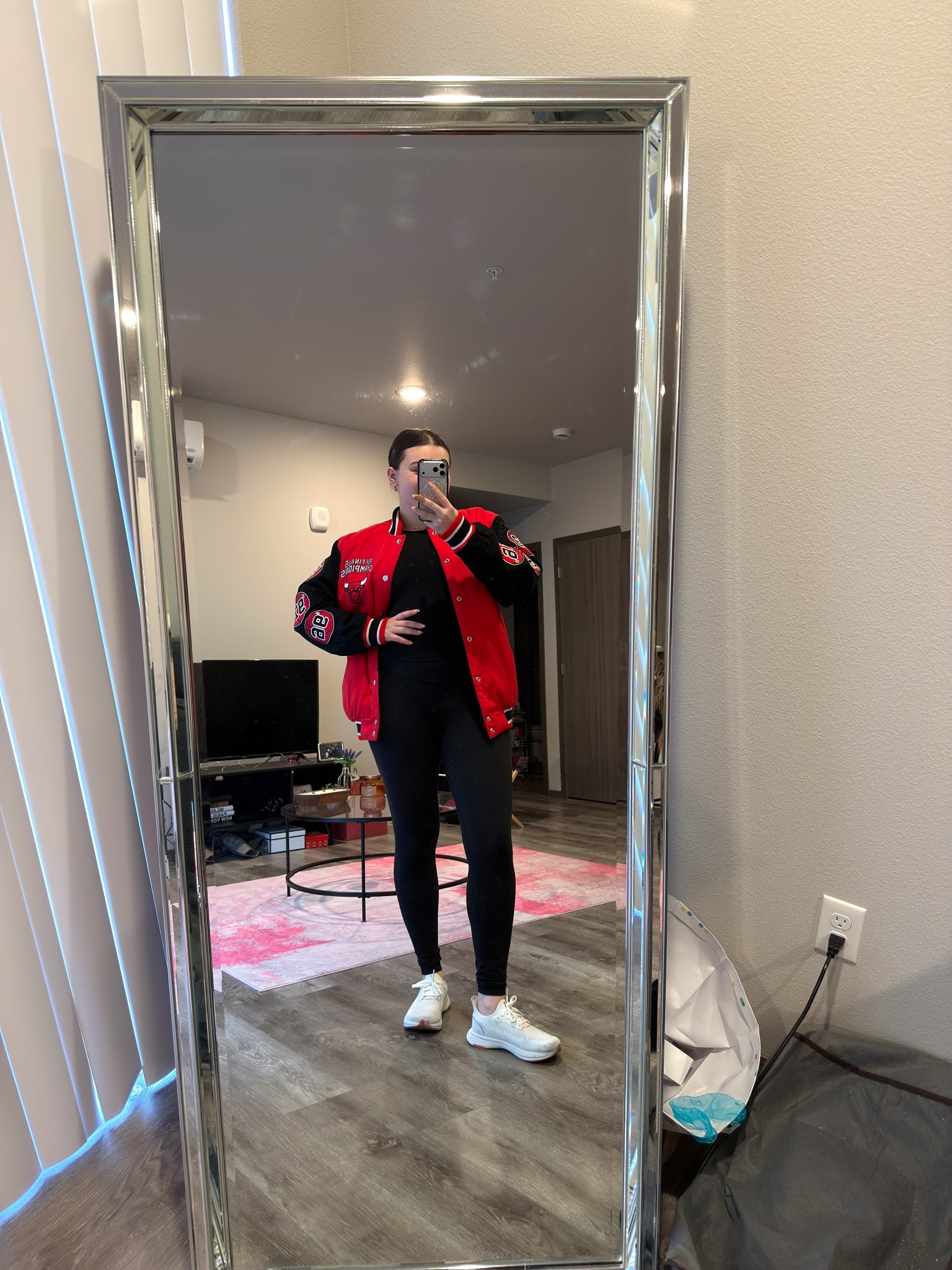 Cool girl activewear! I absolutely love my statement jacket over my gym clothes ❤️

I’m wearing a men’s L coat, size M tank, size 8 leggings and size 9 sneakers 

#LTKootd #LTKfitnessgoals #LTKMidsize