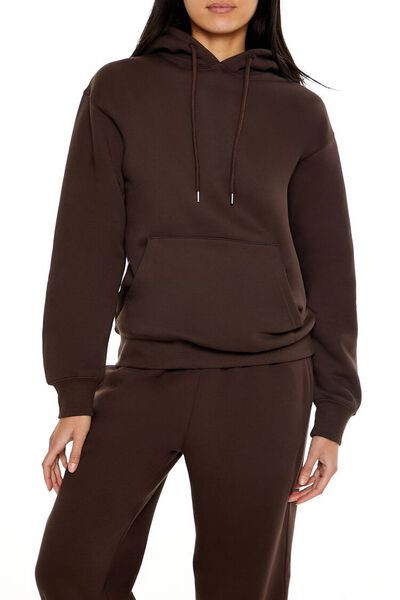 Fleece Drawstring Hoodie | Forever 21