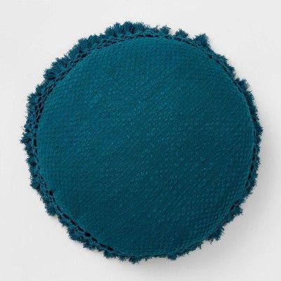 Round Crochet Throw Pillow - Opalhouse™ | Target