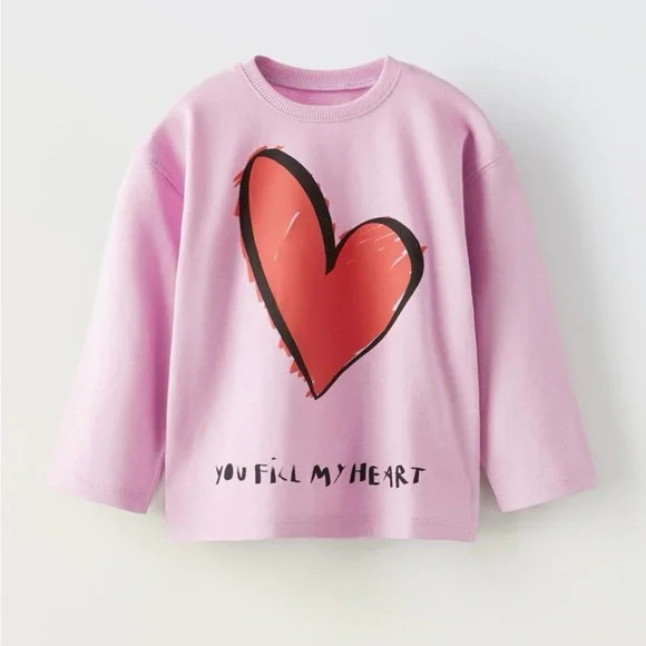 Zara You Fill My Heart Shirt | Poshmark