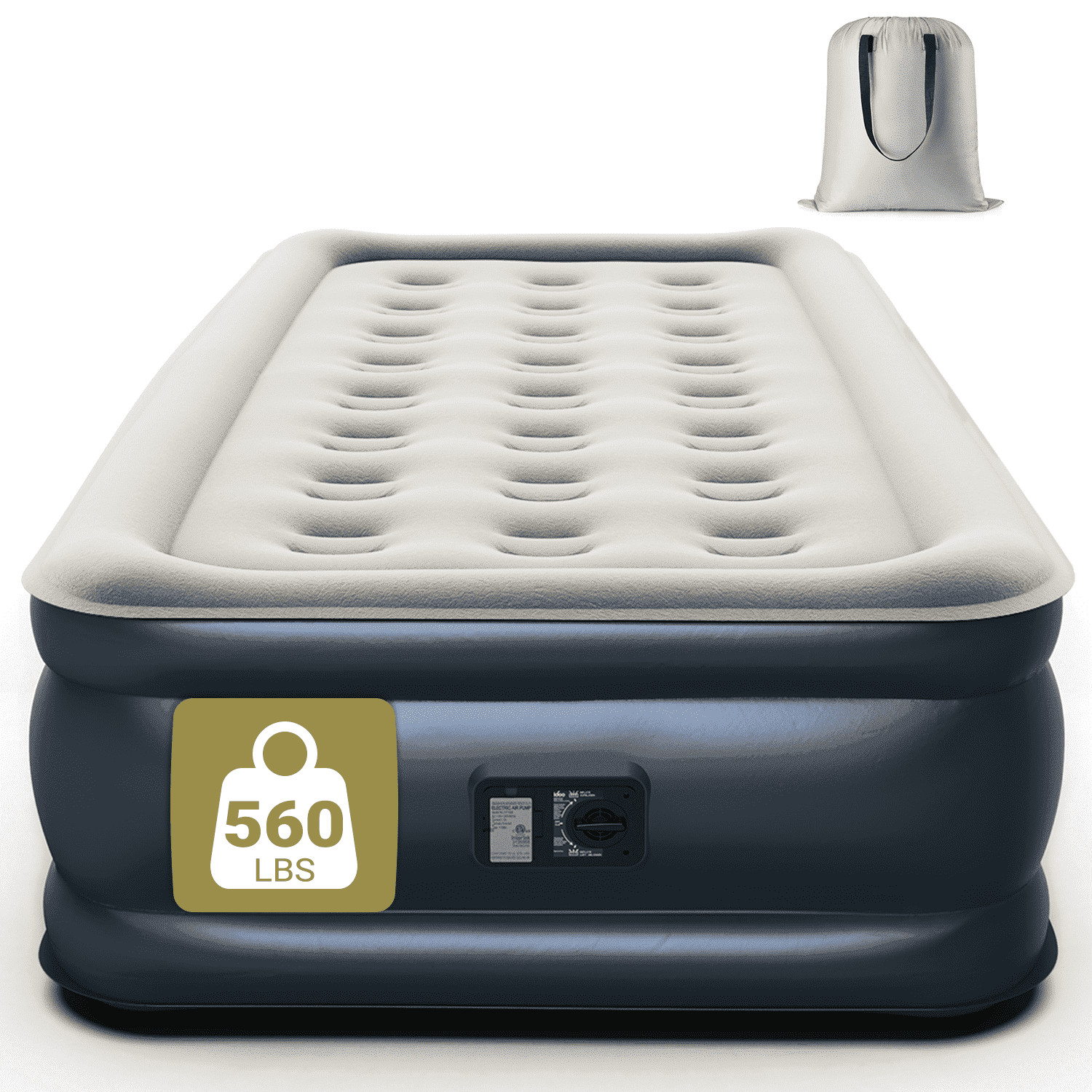 iDOO Air Mattress, Inflatable Airbed with Built-in Pump for Guest Home Camping Travel, 560lb Max,... | Walmart (US)