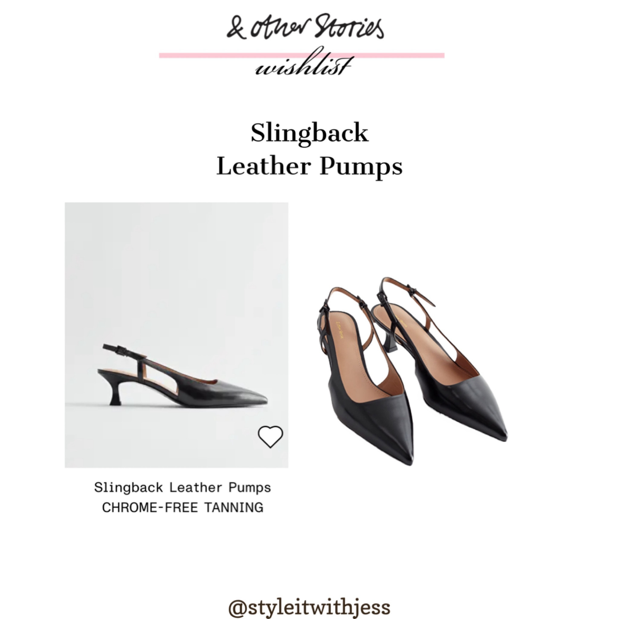 & other stories: Slingback Leather Pumps 🖤

#LTKstyletip #LTKover40 #LTKshoecrush