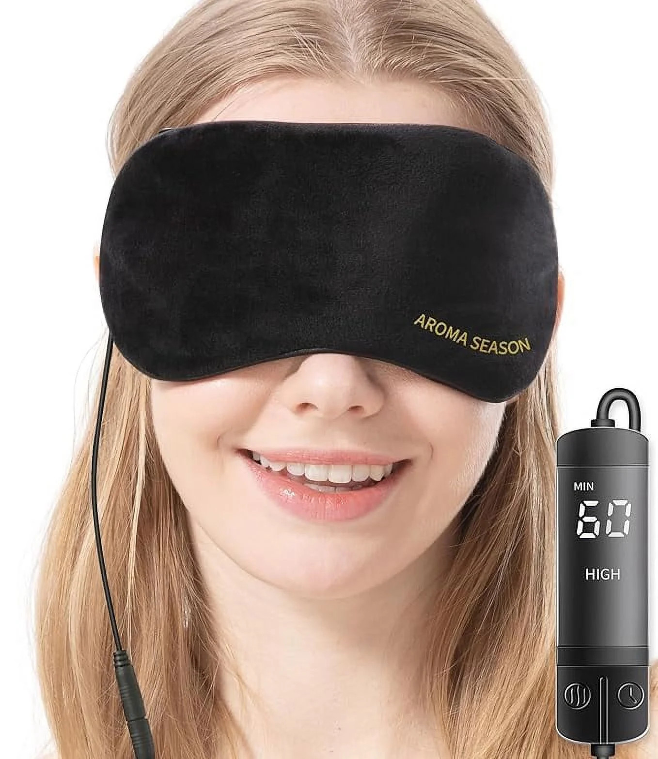 Aroma Season Heated Eye Mask for Dry Eyes, Warm Compress for Blepharitis, Stye, MGD | Walmart (US)