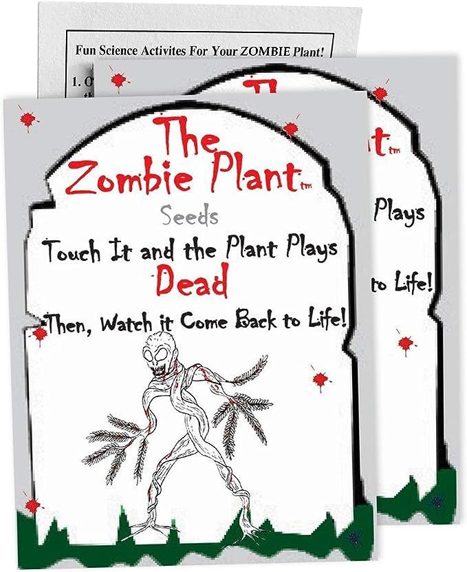 Amazon.com : Zombie Plant Seed Packets (2) Grow Your Real Live Zombie Plant from Seeds. Watch it ... | Amazon (US)