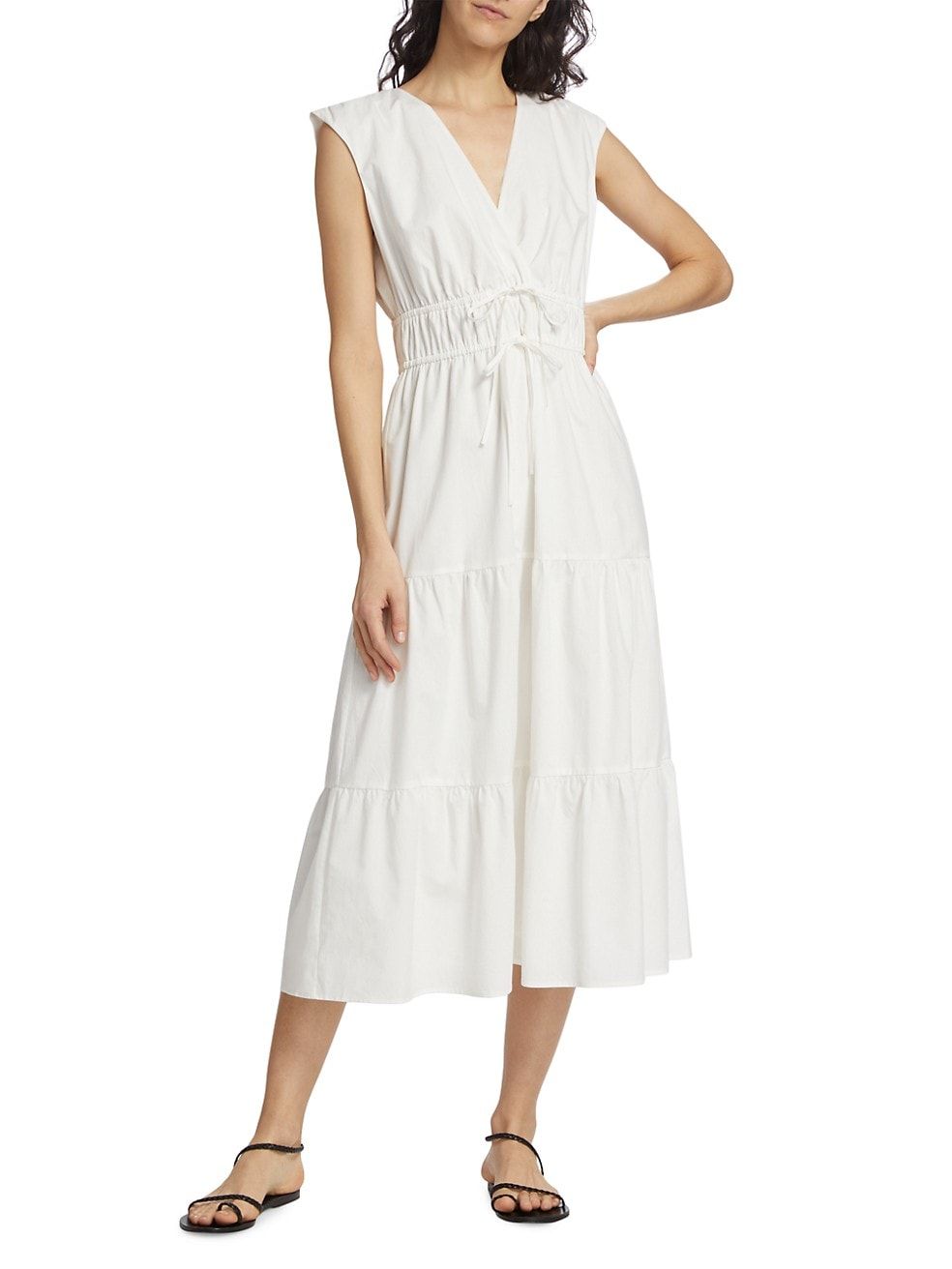 Lucia Drawstring Midi-Dress | Saks Fifth Avenue