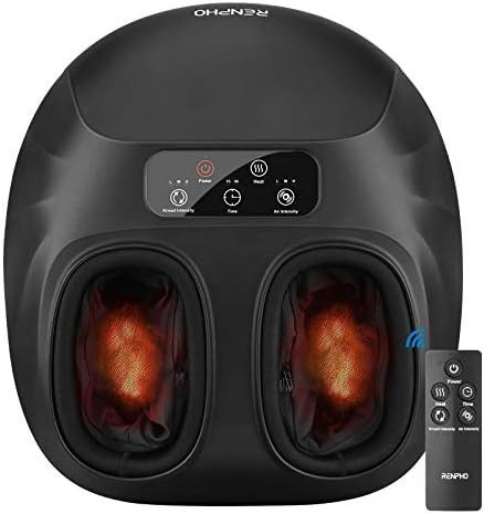 RENPHO Foot Massager Machine with Heat, Electric Shiatsu Foot Massager with Remote Control, Deep Kne | Amazon (US)