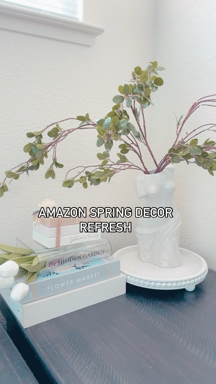 Amazon Spring Decor Refresh. All links in bio & some pretty cool dupes I found for the plastic vase from Target's dollar spot! 🫶🏻

#LTKhome #LTKfindsunder50 #LTKsalealert