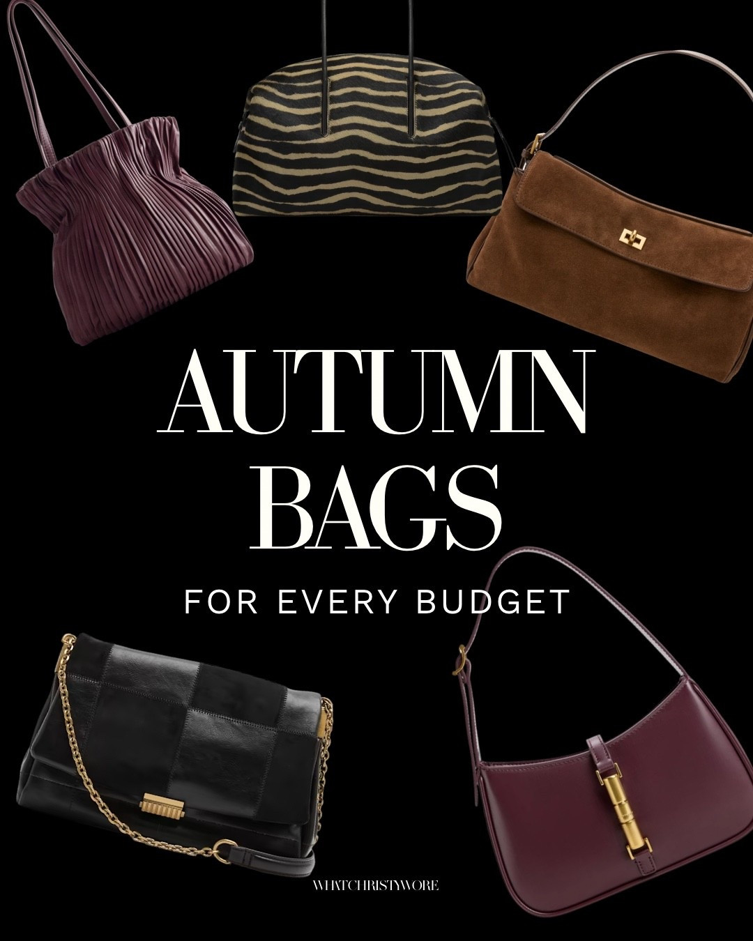 A roundup of the best autumn bags to invest in now for every budget 🍂

#handbags #autumnoutfits #accessories