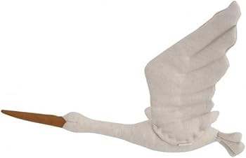 OhhGo Swan Wall Decor Ceiling Hanging Swan Stuffed Toy for Kids Room Crib Mobile Nursery Room Dec... | Amazon (US)