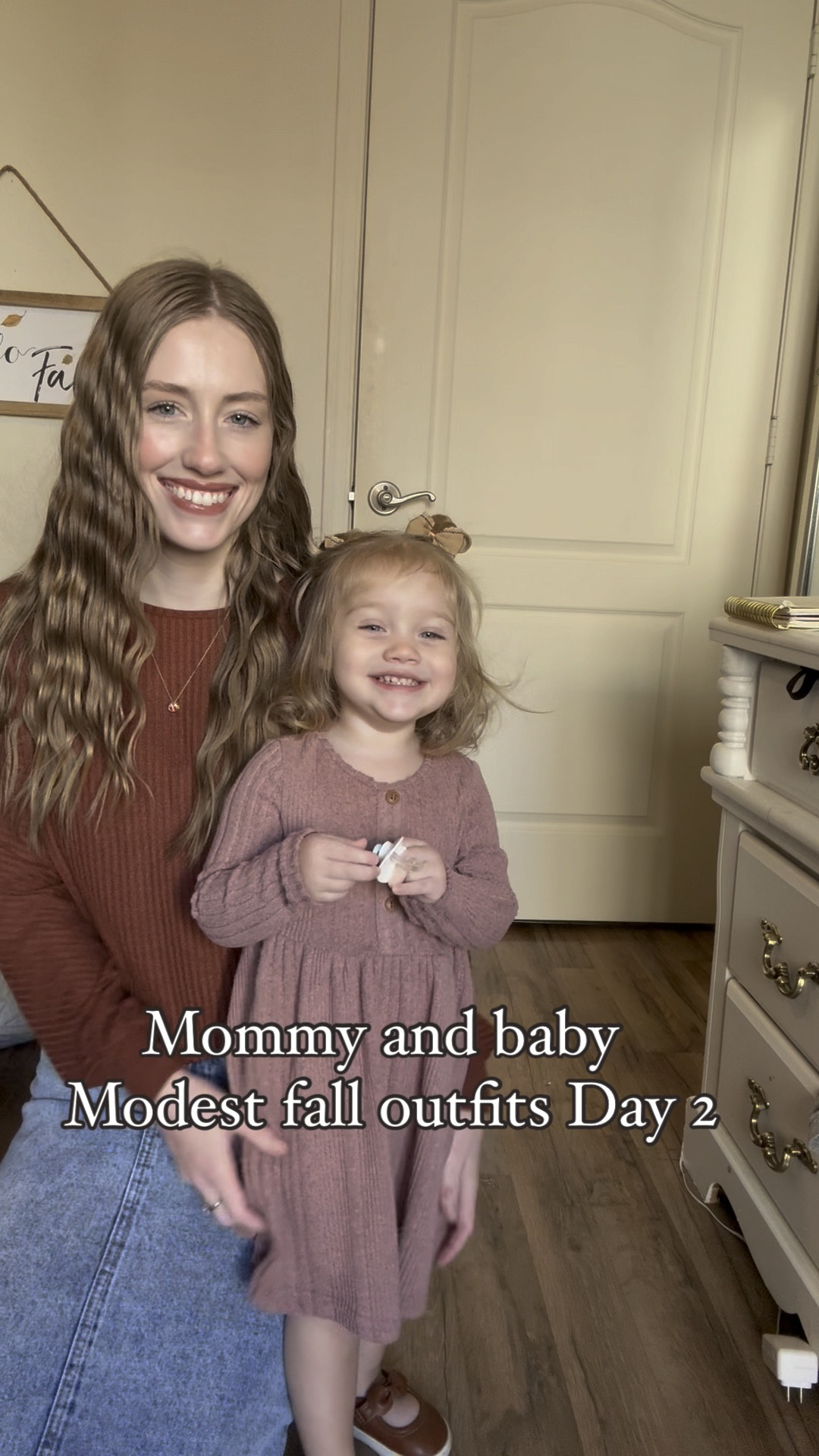Mommy and toddler girl modest casual fall outfits! 

#LTKKids #LTKBaby #LTKFindsUnder50