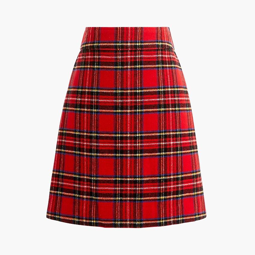 Wool-blend A-line mini skirt | J.Crew Factory