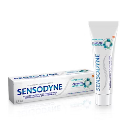 Sensodyne Complete Protection Toothpaste Extra Fresh, 3.4 Oz | Target