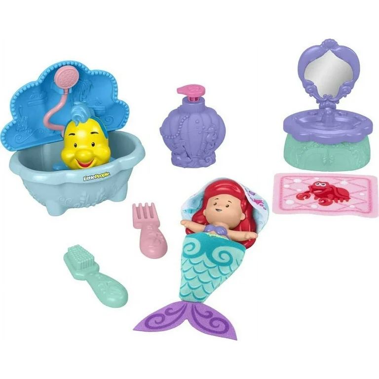 Fisher-Price Little People Disney Princess Bathtime with Ariel Playset - Walmart.com | Walmart (US)