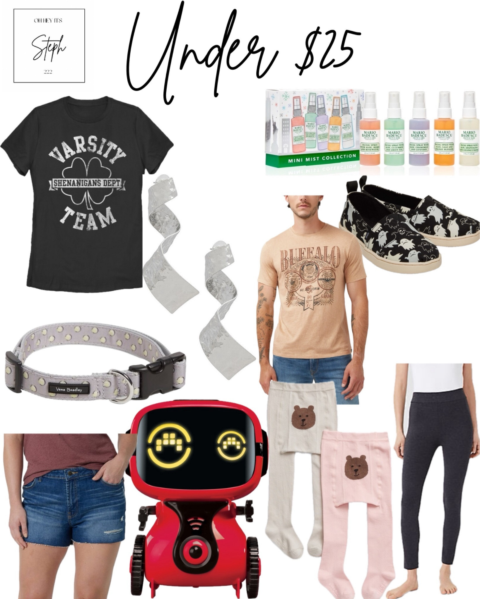 Under $25



Target, black Tshirt, Tom’s, Ann Taylor, leggings, Mario badescu, Macys, skincare, buffalo, men’s tshirt, earrings, revolve, Vera Bradley, dog collar, gap, toddler tights, remote control robot, wrangle, denim shorts, Amazon

#LTKfamily #LTKsalealert #LTKfindsunder50
