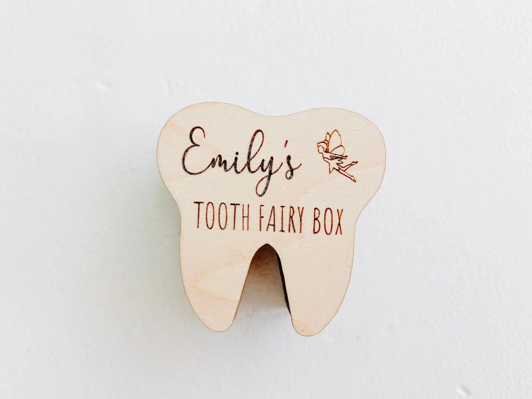 Tooth fairy Box, Personalized Tooth Box, Baby tooth Holder, Lost Tooth, Wooden Trinket Box | Etsy (US)