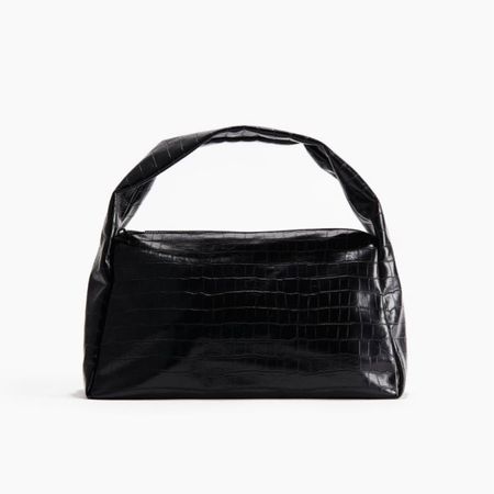Black croc shoulder bag 

#LTKitbag #LTKstyletip #LTKfindsunder50