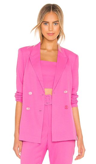 Parisienne Blazer in Pink Pop | Revolve Clothing (Global)