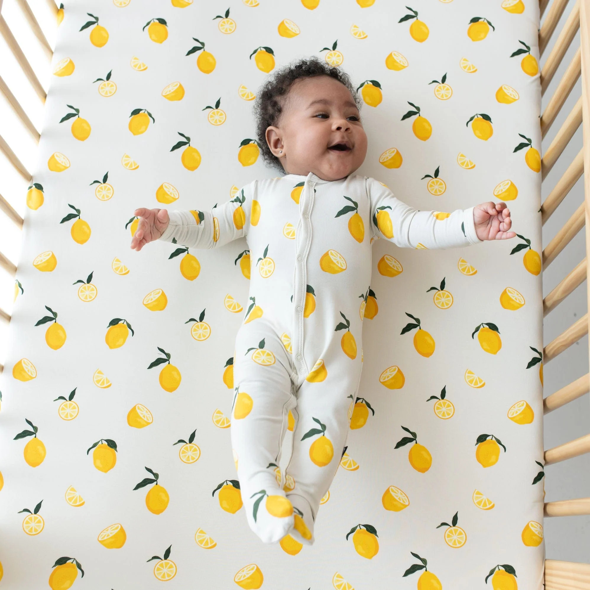 Footie in Lemon | Kyte BABY