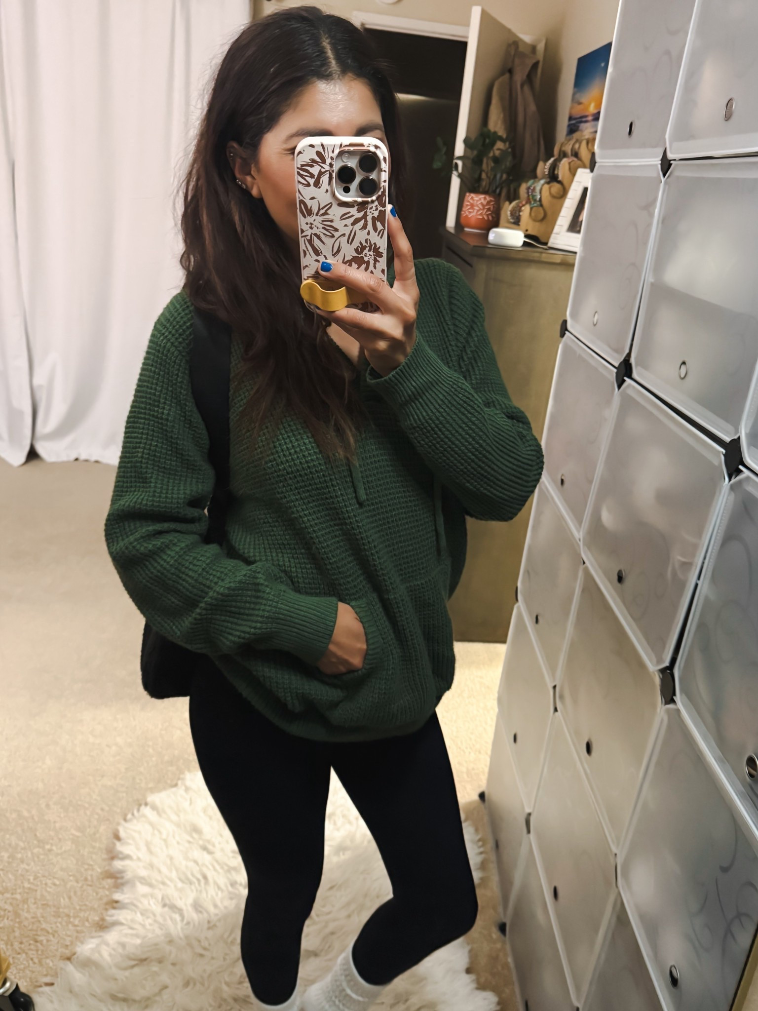 Casual yet chic OOTD! This waffle knit long sleeve oversized shirt (designer-inspired, size S) is a closet staple. I paired it with leggings (size xs/s and my comfy, stylish sneakers (size 8). Add a belt bag or shoulder bag to complete the look! Perfect for everyday wear. ✨ #WaffleKnitStyle #OOTDInspo

Amazon. Travel. waffle knit shirt, oversized long sleeve, skinny jeans outfit, hiking boots, casual chic look, everyday fashion, holiday outfit ideas, travel outfit inspiration, comfy yet stylish, gifts for her, gifts for him, holiday gift guide, casual winter outfit, leggings, designer-inspired style.

#LTKmomlife #LTKValentine #LTKootd