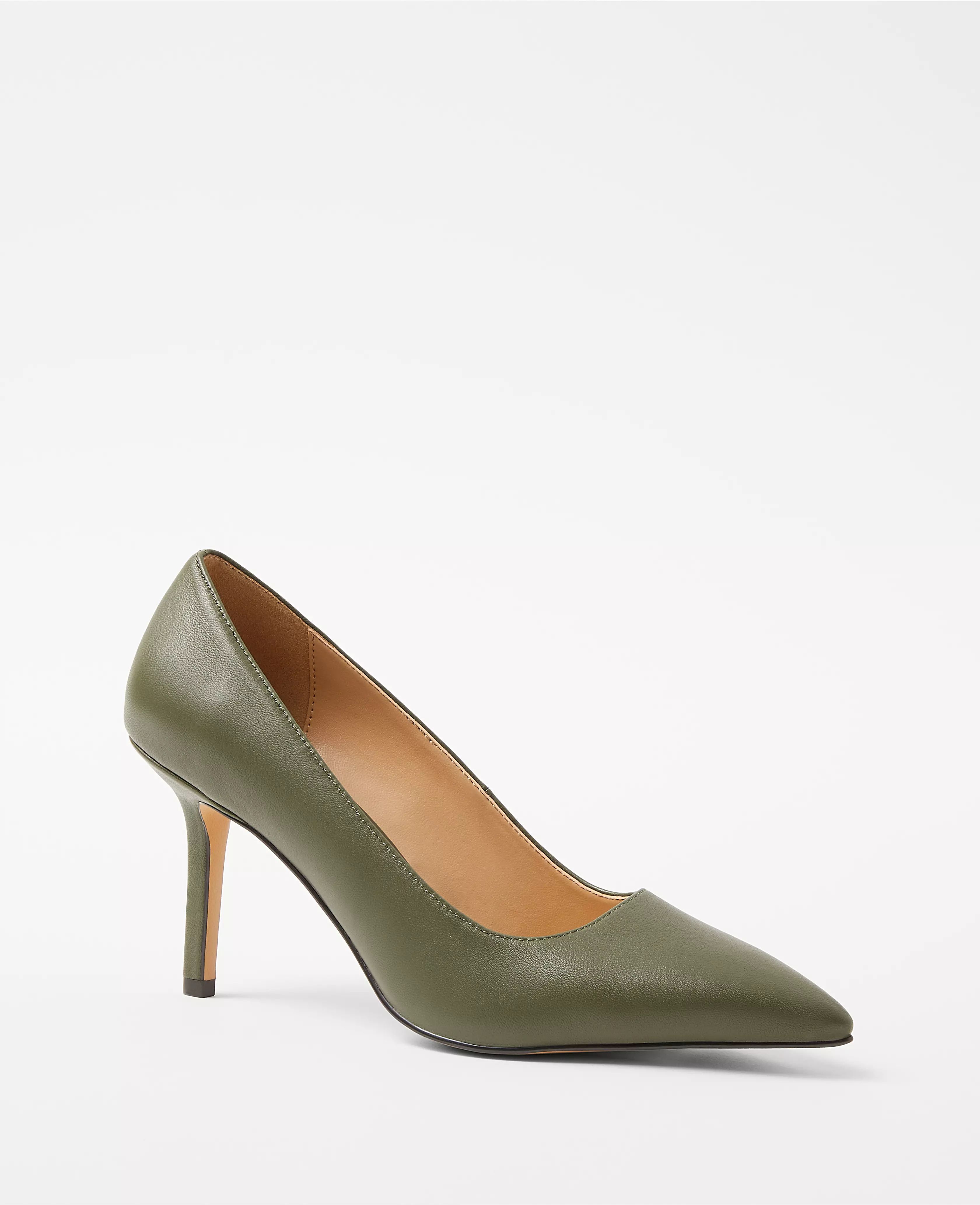 Mae Leather Pumps | Ann Taylor (US)