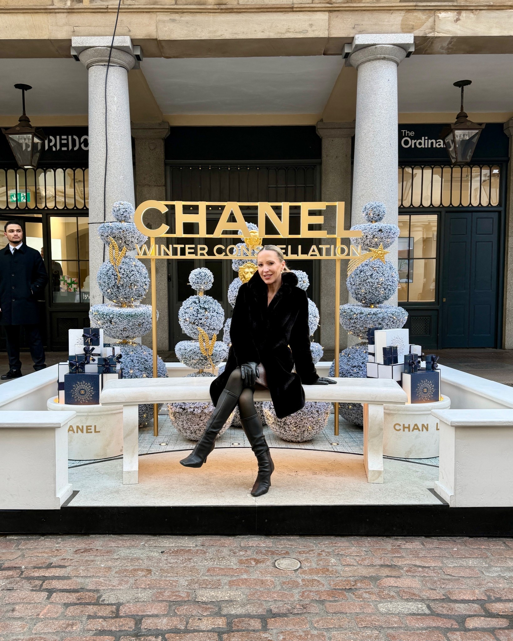 Warm Winter outfit: long black faux fur coat with pockets is way warmer than I thought it would be and feels luxe. Also wearing black thermal tights which are a game changer in keeping my feet warm (which are normally always cold) and they’re so soft and fleecy on the inside without shedding, and black leather knee high boots. I find a square toe more comfortable than pointy toes for long days out. 

#LTKOver40 #LTKSeasonal #LTKootd