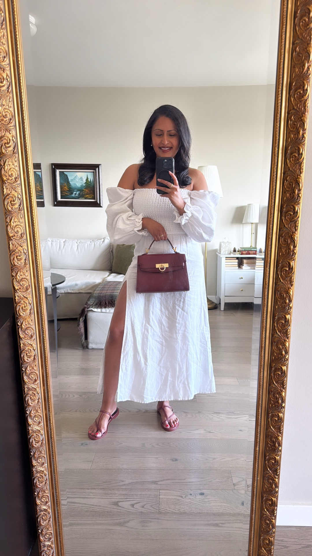 GRWM me for a stroll in the city unboxing my new summer sandals to pair with my white linen dress. 👡

#LTKgrwm #LTKootd #LTKPetite