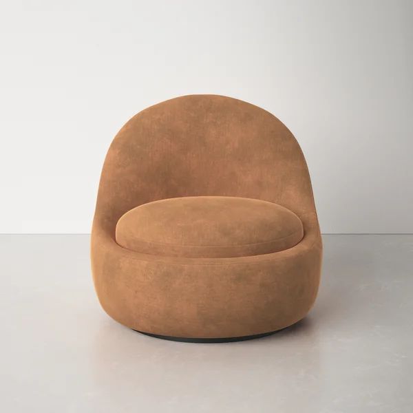 Myla Upholstered Swivel Club Chair | Wayfair North America