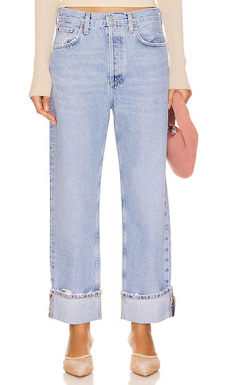 Fran Low Slung Easy Straight in Force | Revolve Clothing (Global)