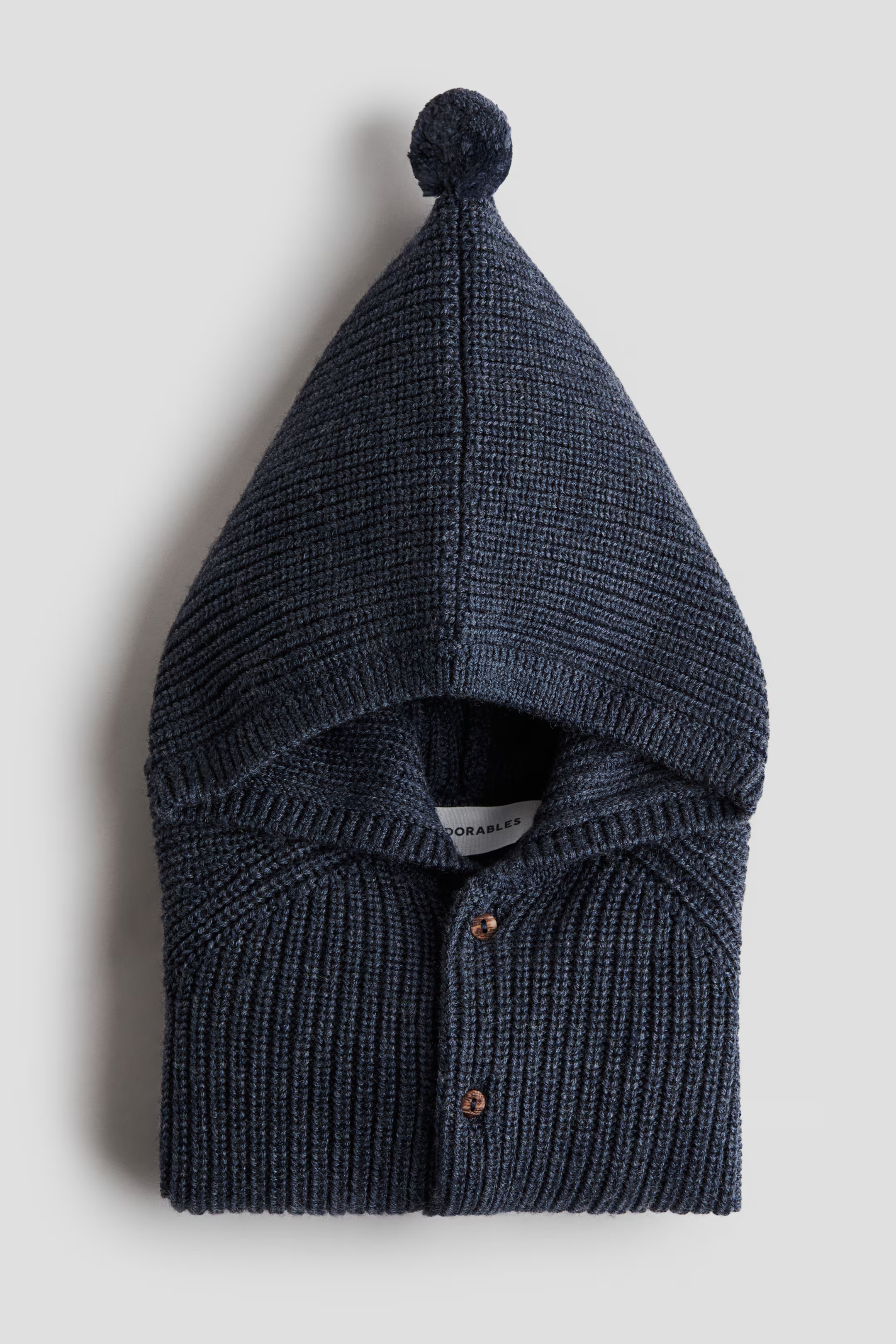 Hooded Wool-Knit Cardigan - Navy blue - Kids | H&M US | H&M (US + CA)