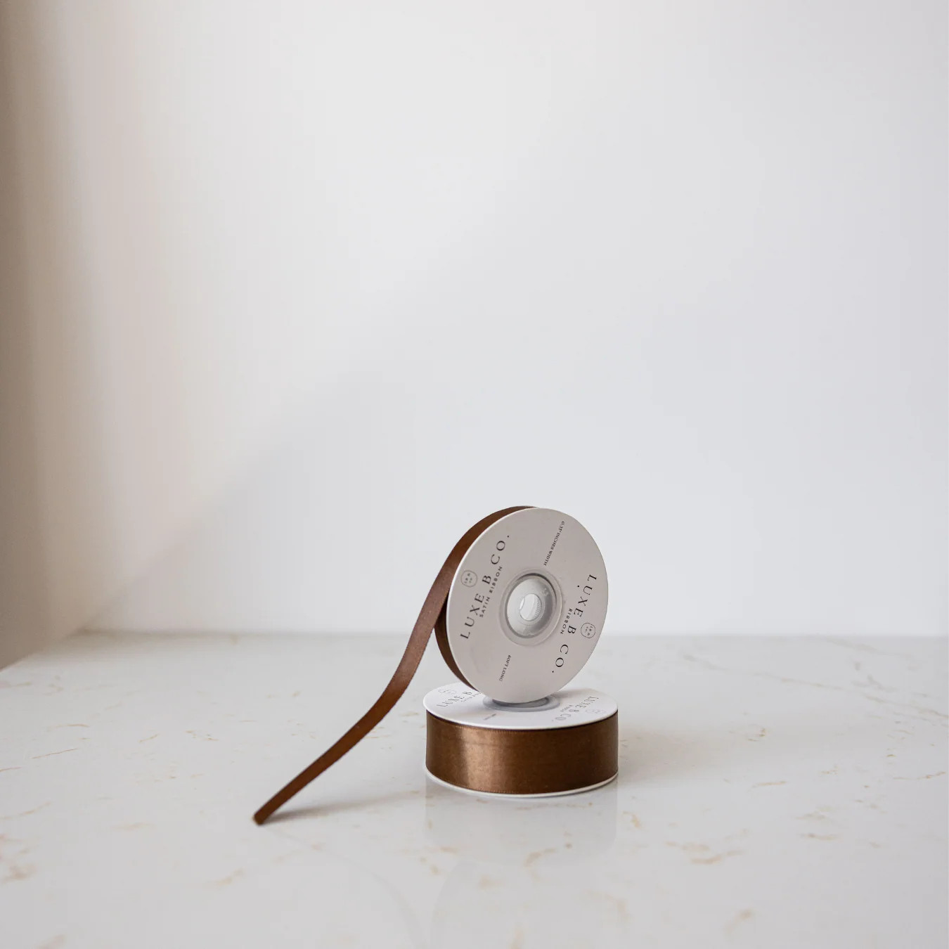 Brown Satin Ribbon Holiday Decor | By Luxe B Co. | luxe bCO