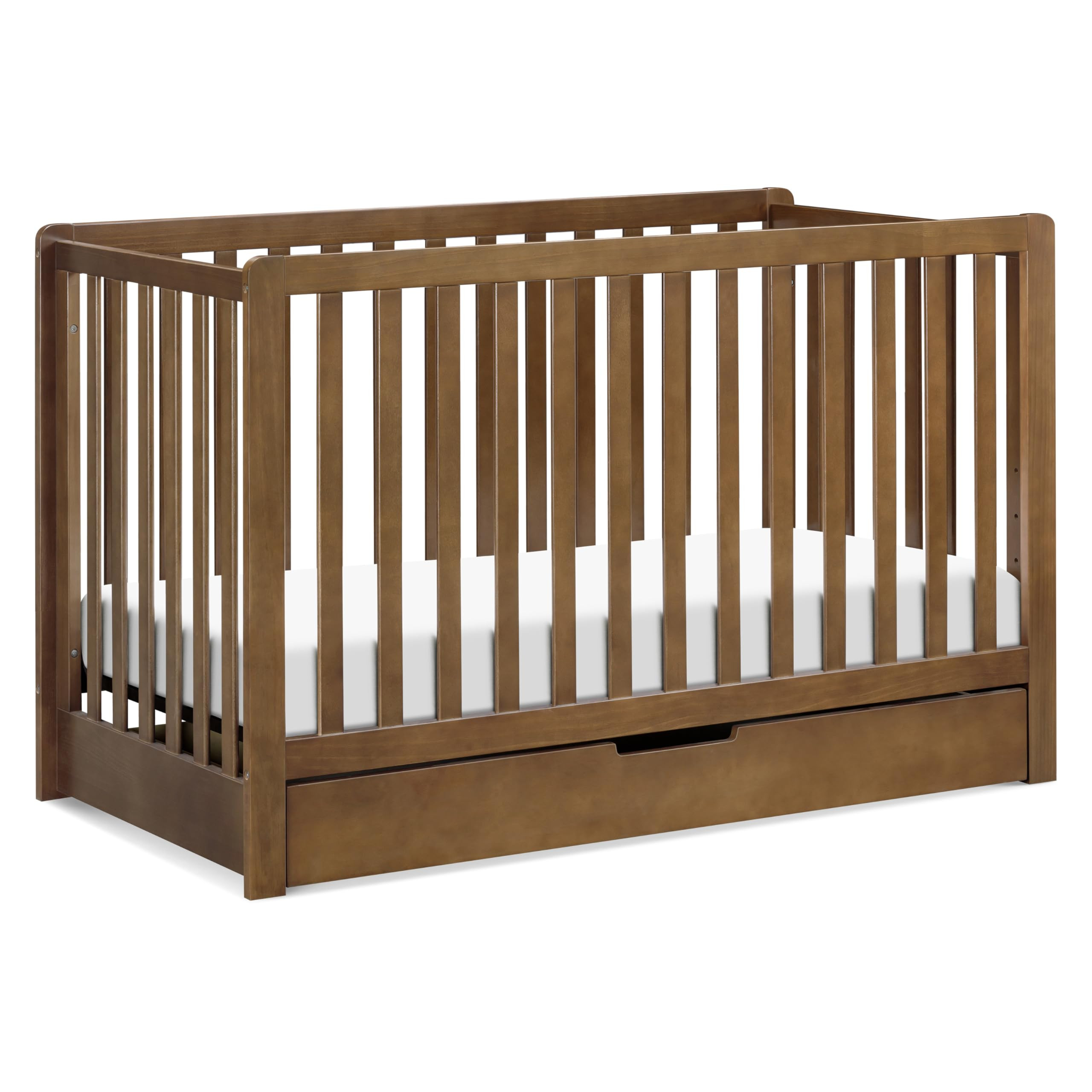 Carter's by DaVinci Colby 4-in-1 Convertible Crib with Trundle Drawer in Walnut, Greenguard Gold ... | Amazon (US)