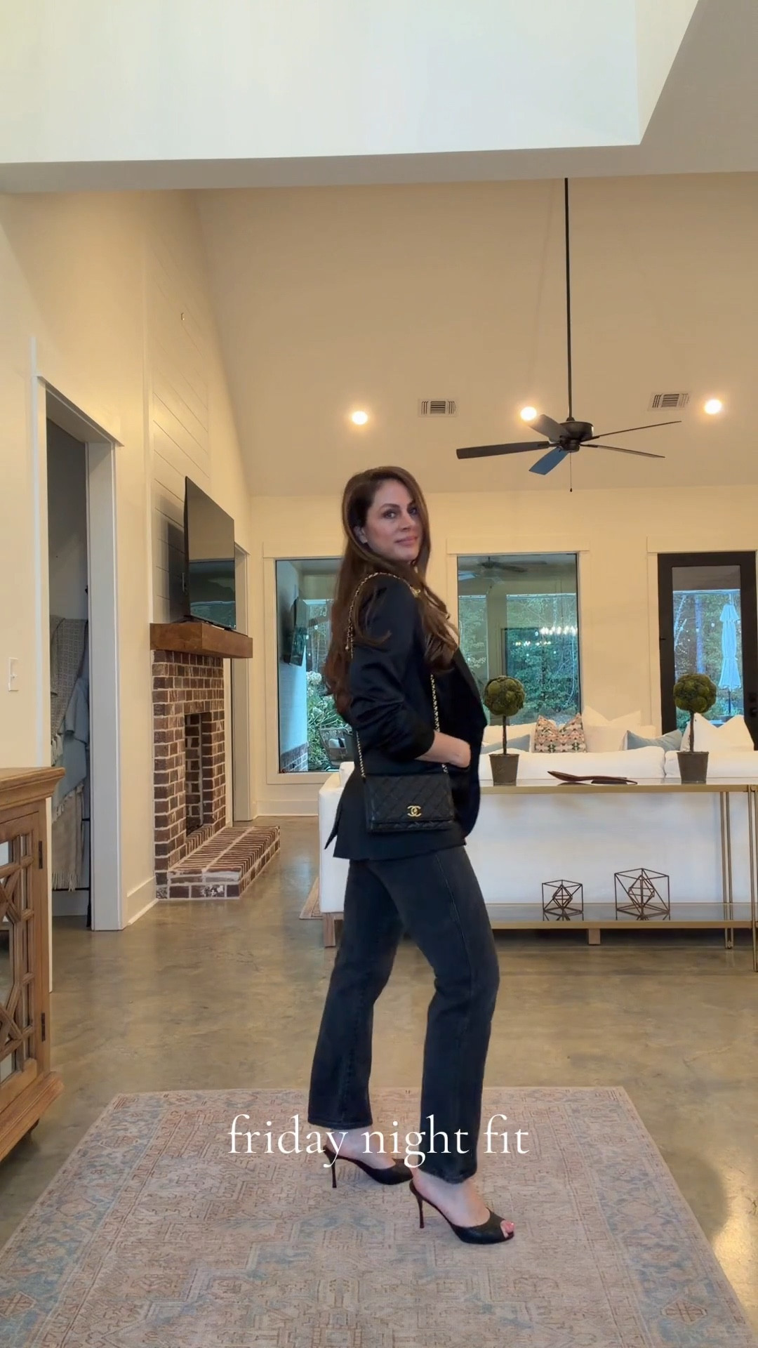 Who doesn’t love an all black moment?? Layering up for a night out in very high low style. 👠

#LTKParties #LTKShoeCrush #LTKHoliday