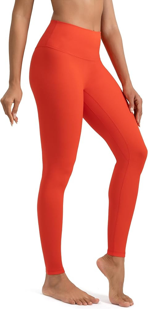 Colorfulkoala Dreamlux No Front Seam Leggings for Women 25"/28" Inseam, High Waisted Buttery Soft... | Amazon (US)
