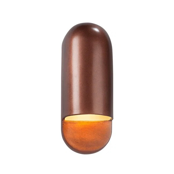 Renzo Ceramic Flush Mounted Sconce | Wayfair North America