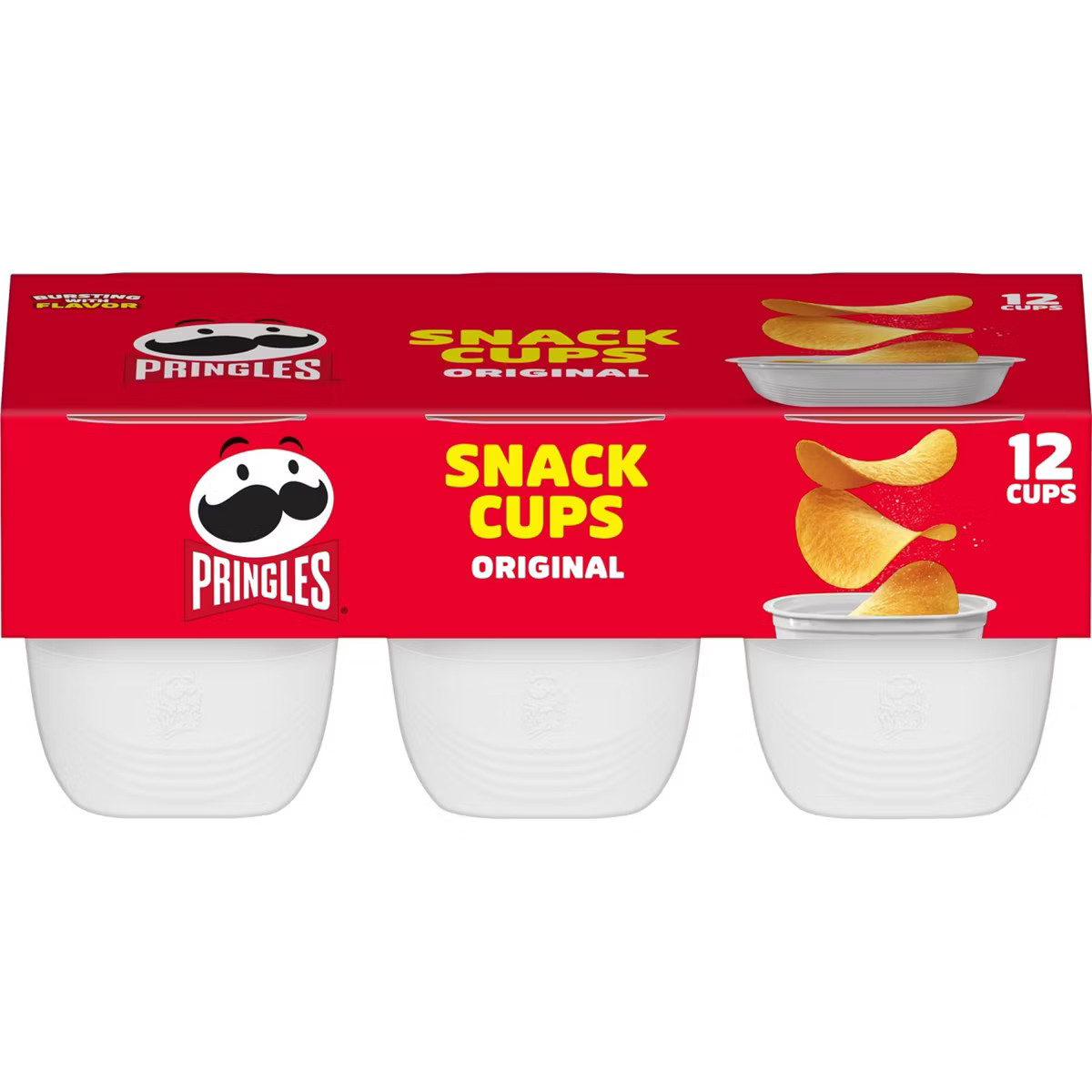Pringles Snack Cups Original Potato Crisps Chips Multipack - 8oz/12ct | Target