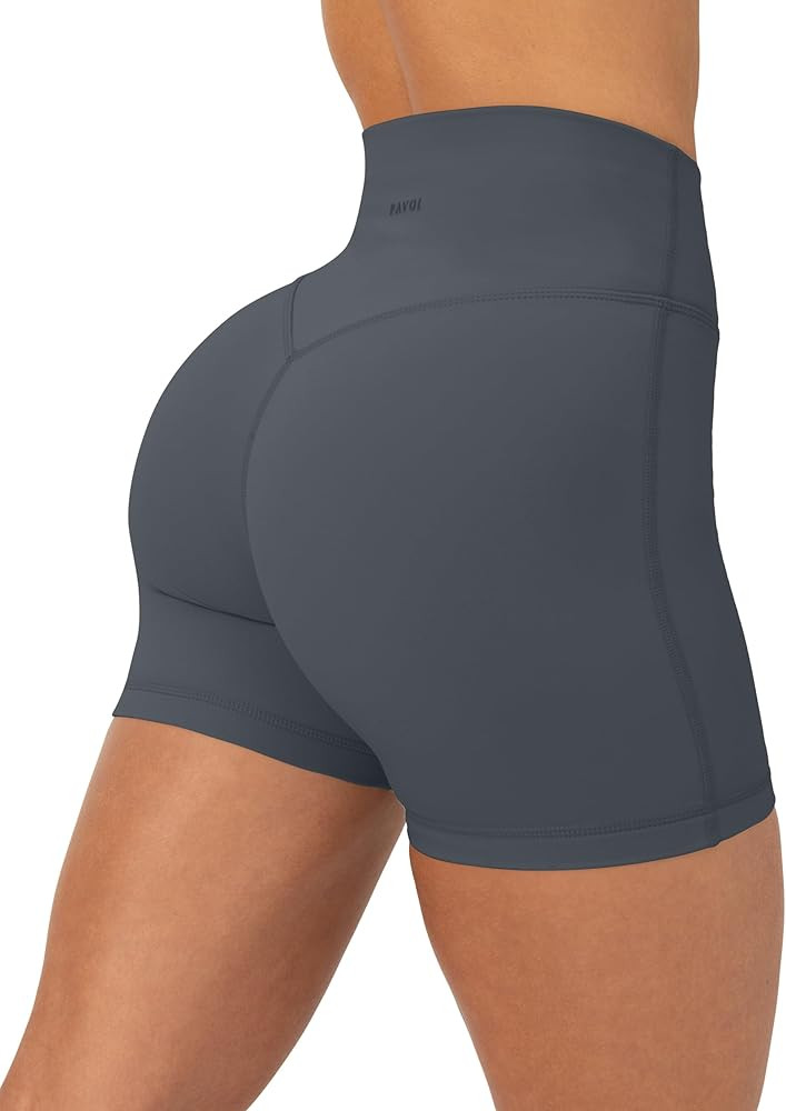 PAVOI ACTIVE Buttery Soft Yoga Workout Shorts for Women - High Waisted Butt Sculpting 4" & 6" Gym... | Amazon (US)