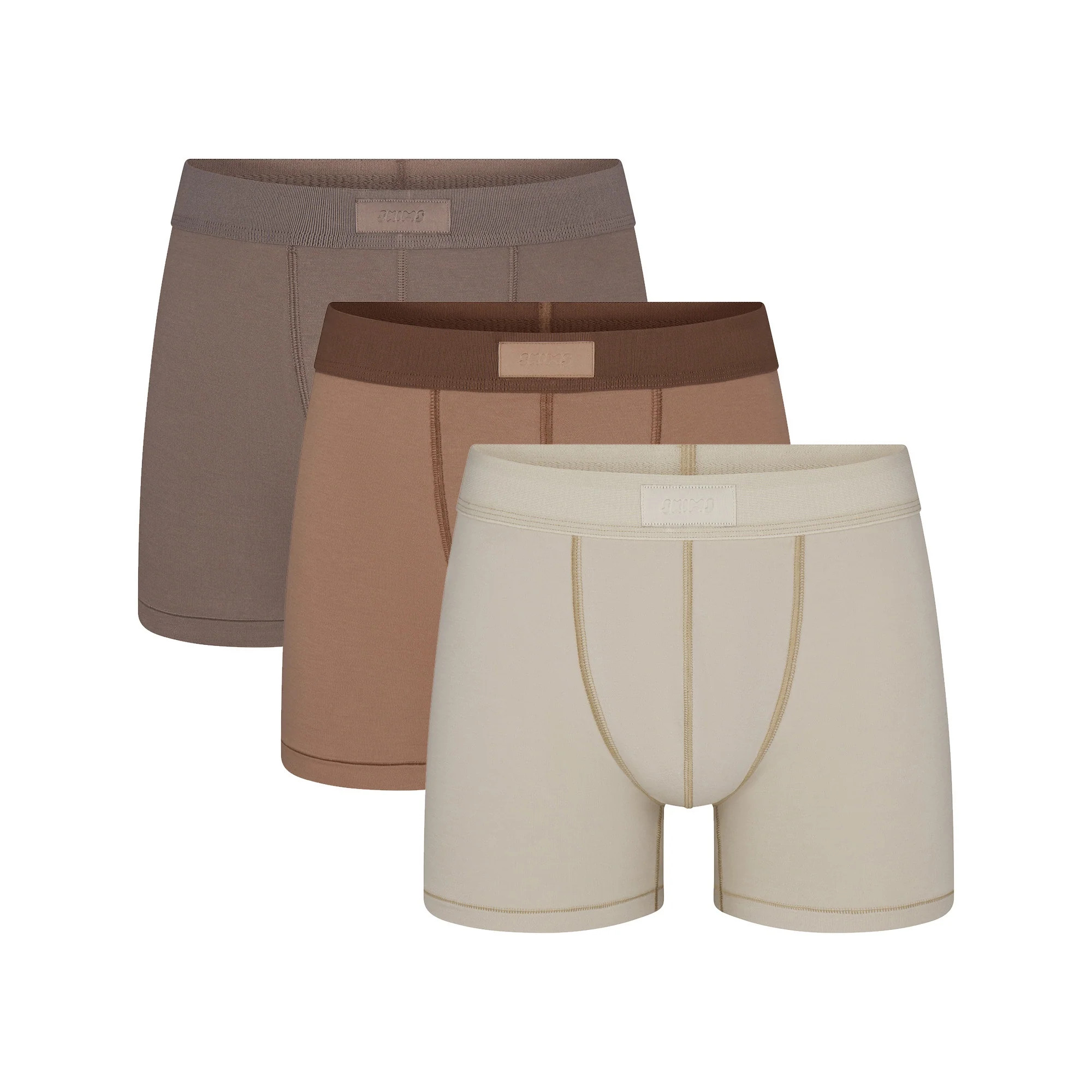 SKIMS COTTON MENS 3" BOXER BRIEF 3-PACK | AGATE MULTI | SKIMS (US)