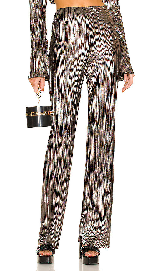 House of Harlow 1960 x REVOLVE Lidia Pant in Metallic Silver, grey. Taglia S. Also in M, XL. | Revolve Clothing (Global)