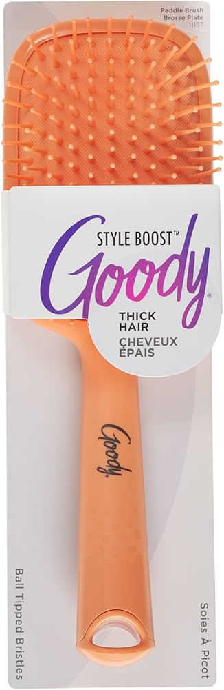 Goody Style Boost Paddle Brush, Detangler Brush with Flexible Bristles, Use as a Detangling Brush... | Amazon (US)