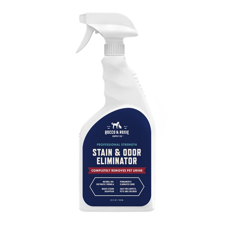 Rocco & Roxie Pet Stain & Odor Eliminator Spray for Carpet, Soft, and Hard Surfaces, 24 fl oz | Walmart (US)