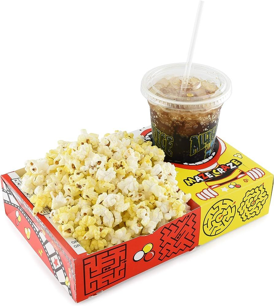 Snappy Maze Craze Combo Movie Popcorn Trays, 50Count | Amazon (US)